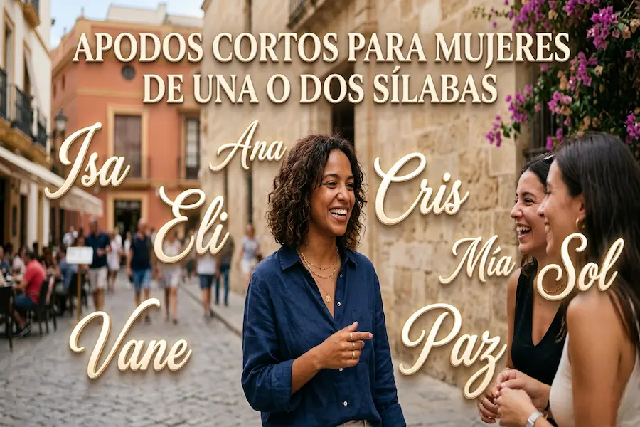 Apodos cortos de pocas sílabas para mujer Apodos cortos y bonitos para mujeres de una o dos sílabas