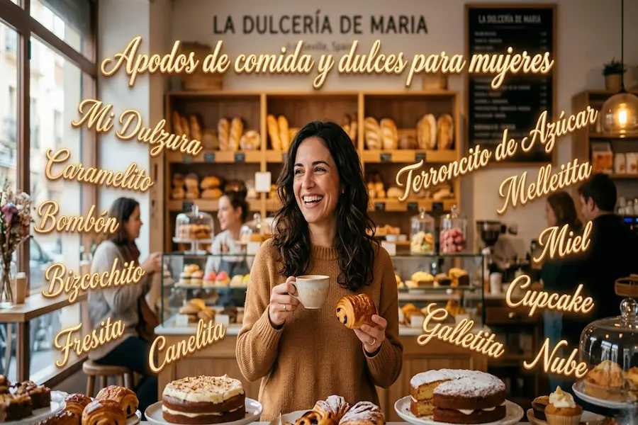 Apodos dulces y de comida para mujer Lista de apodos de comida y dulces tiernos para mujeres