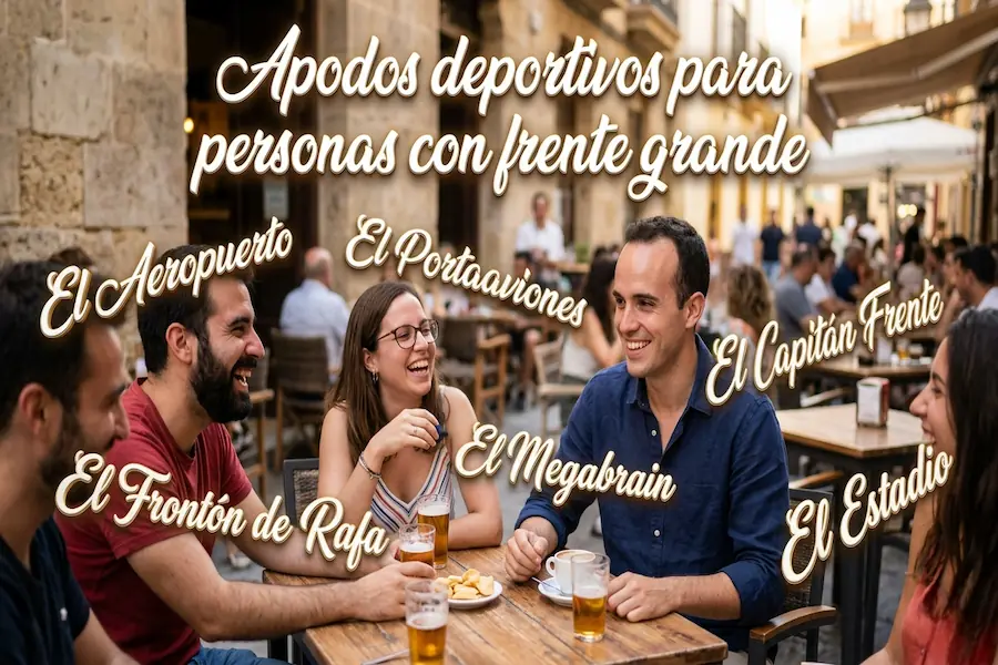 Apodos deportivos para frentones Apodos deportivos para personas con frente grande y atletas