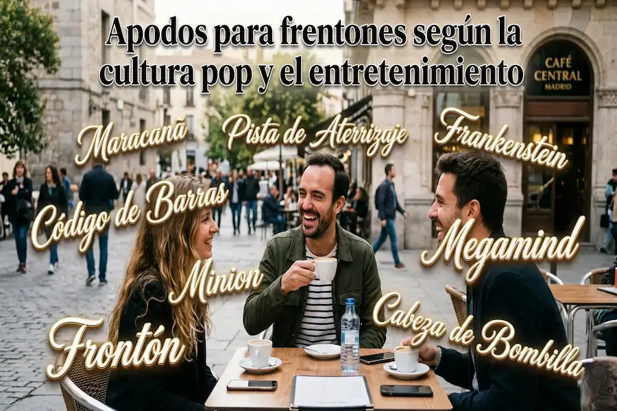 Apodos de la cultura pop para frentones Apodos para frentones inspirados en la cultura pop y televisión