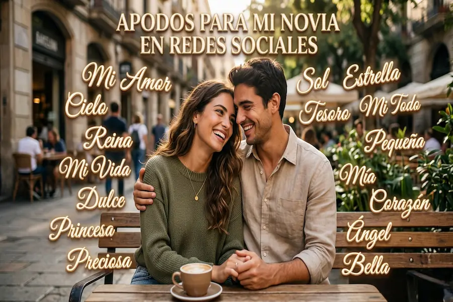 Apodos para mi novia en redes sociales más originales