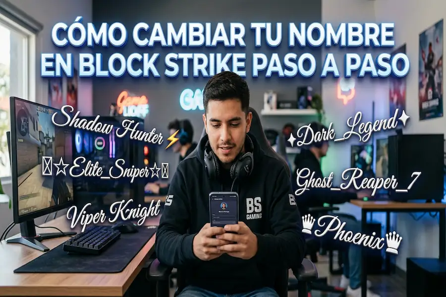 Cómo cambiar tu nombre en Block Strike Tutorial paso a paso sobre cómo cambiar el nombre de usuario en Block Strike