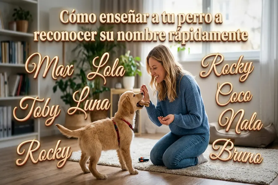Cómo enseñar a tu perro a reconocer su nombre rápidamente Cómo enseñar a tu perro a reconocer su nombre rápidamente