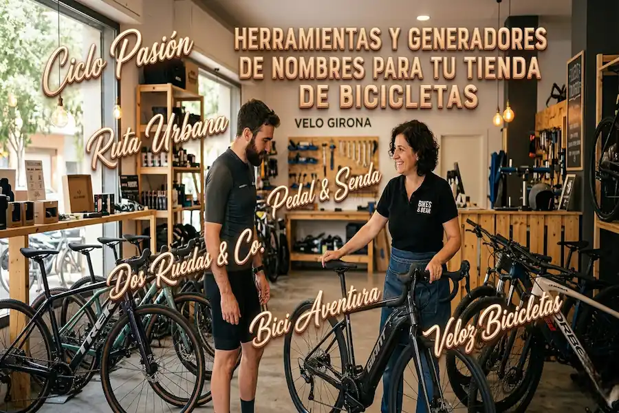 Herramientas y generadores de nombres para tu tienda de bicicletas Herramientas y generadores de nombres para tu tienda de bicicletas