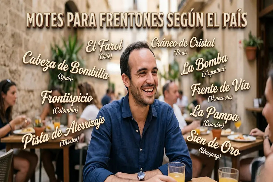 Motes para frentones por países Motes para frentones según el país y variaciones regionales