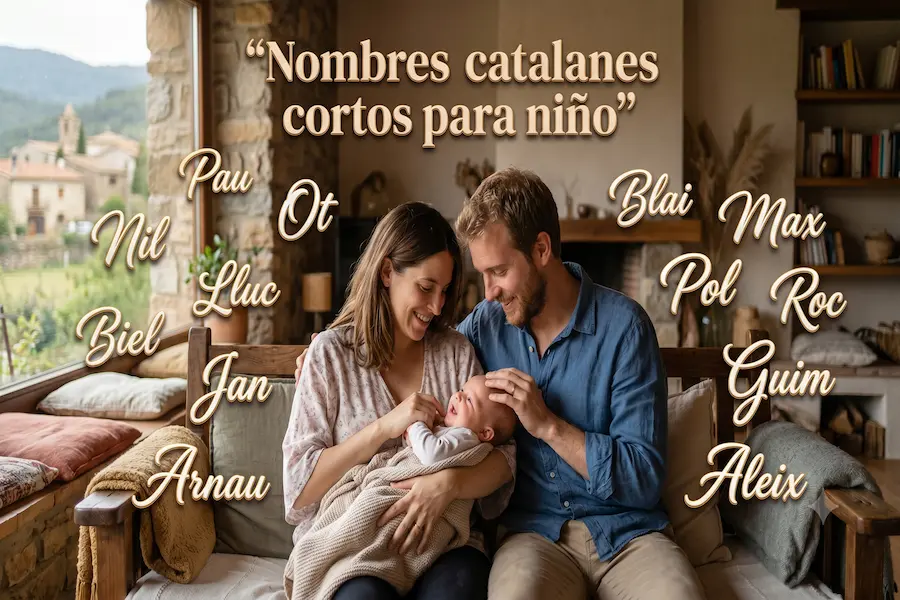 Nombres catalanes cortos para niño Lista de nombres catalanes cortos para niño