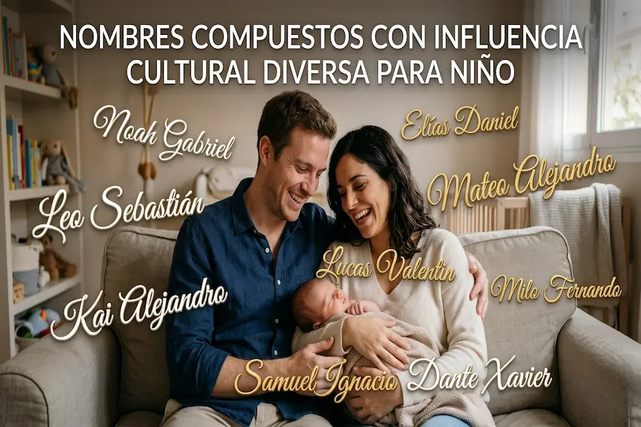 Nombres compuestos con influencia cultural diversa para niño Nombres compuestos de niño con influencia cultural diversa