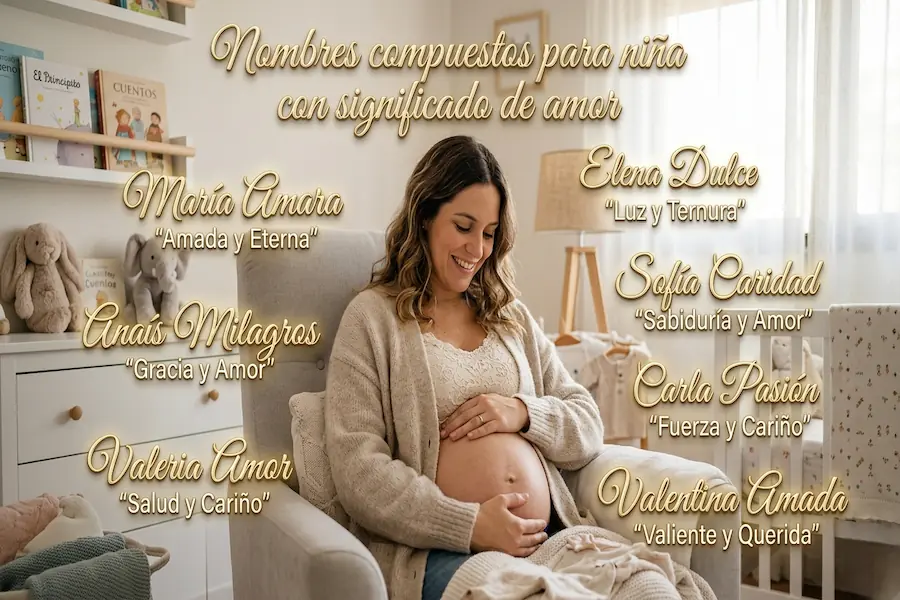 Nombres con significado de amor Nombres compuestos para niña cuyo significado es amor