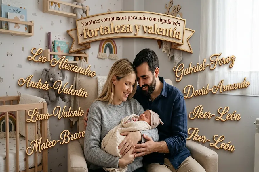 Nombres compuestos para niño con significado de fortaleza y valentía Nombres compuestos para niño que significan fortaleza y valentía