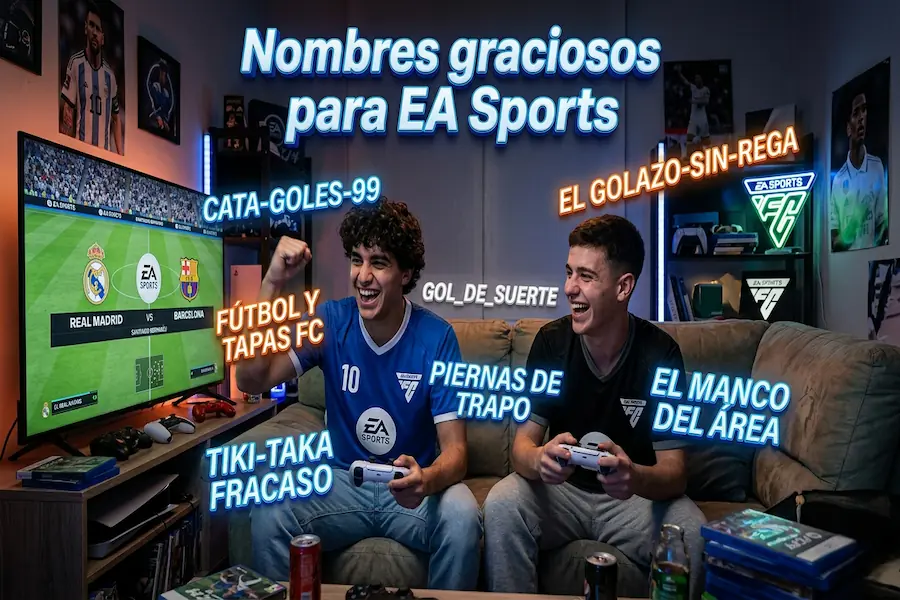 Lista de nombres graciosos y divertidos para usar en EA Sports FC