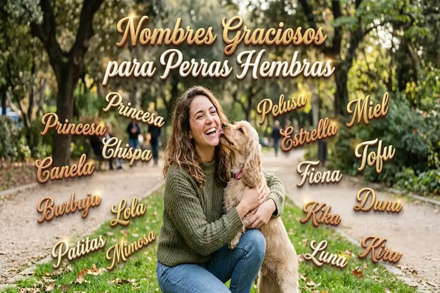Lista de nombres graciosos para perras hembras