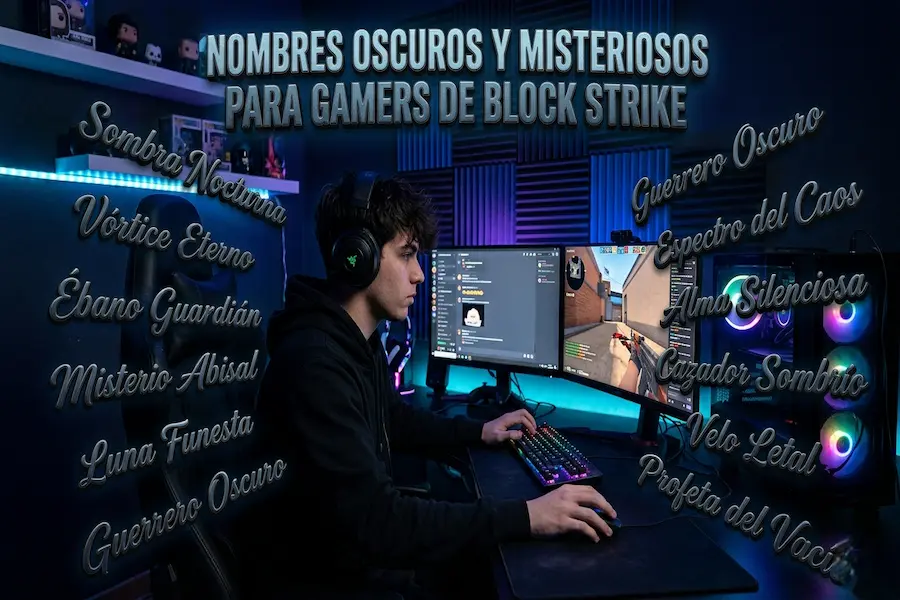 Nombres oscuros y misteriosos para Block Strike Ideas de nombres oscuros, sombríos y misteriosos para cuentas de Block Strike