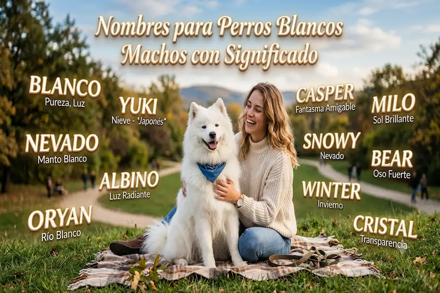 Nombres para perros blancos machos con significado