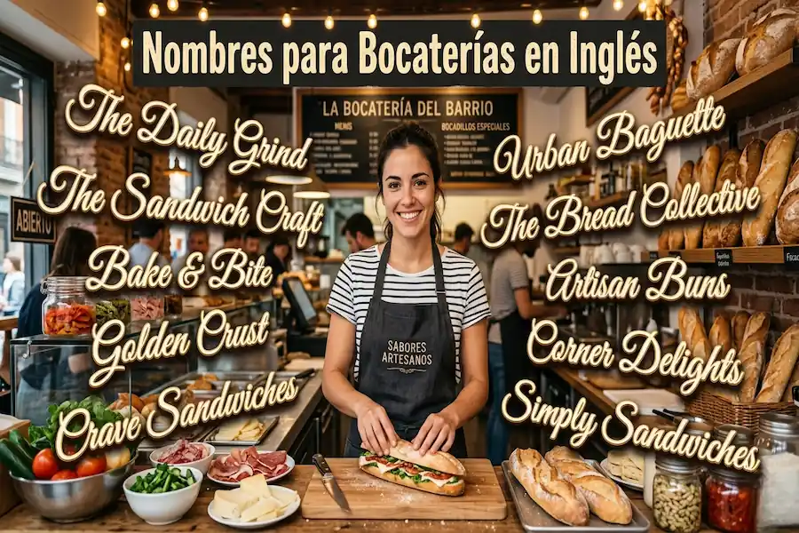 Nombres modernos para bocaterías en inglés