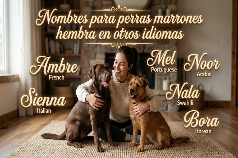Nombres internacionales para perras marrones Nombres para perras marrones hembra en otros idiomas