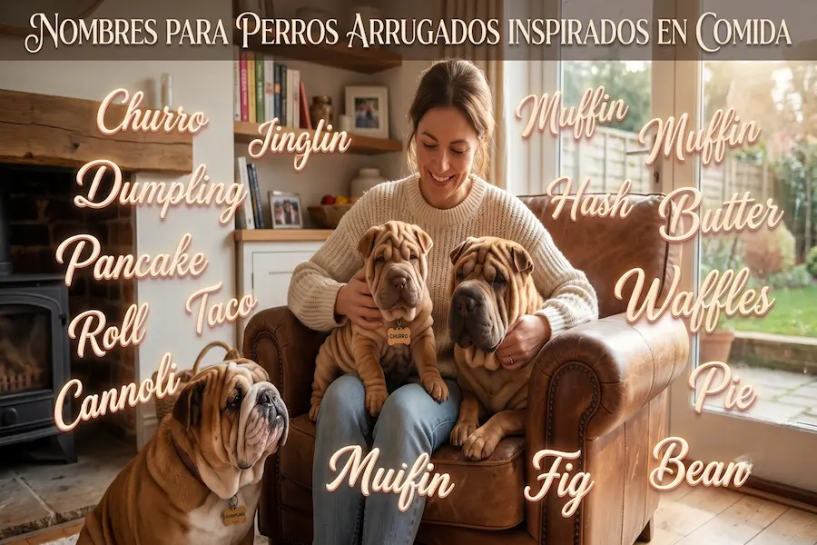 Nombres para perros arrugados inspirados en comida Nombres para perros arrugados inspirados en comida