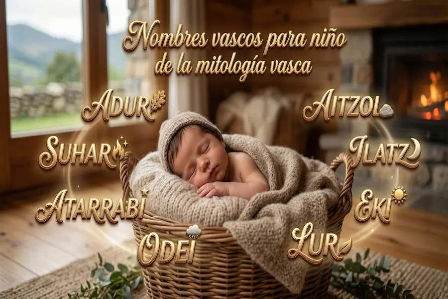 Nombres de niño de la mitología vasca Nombres de niño inspirados en la mitología vasca