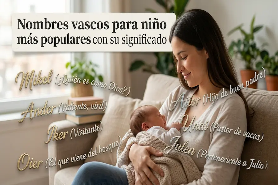 Nombres vascos de niño más populares Nombres vascos para niño más populares y sus significados