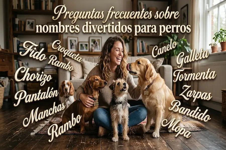 Preguntas frecuentes sobre cómo elegir nombres divertidos para perros
