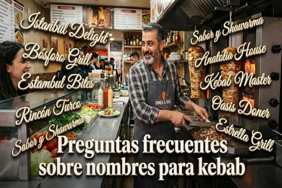 Guía de preguntas frecuentes al elegir un nombre para una kebabbería