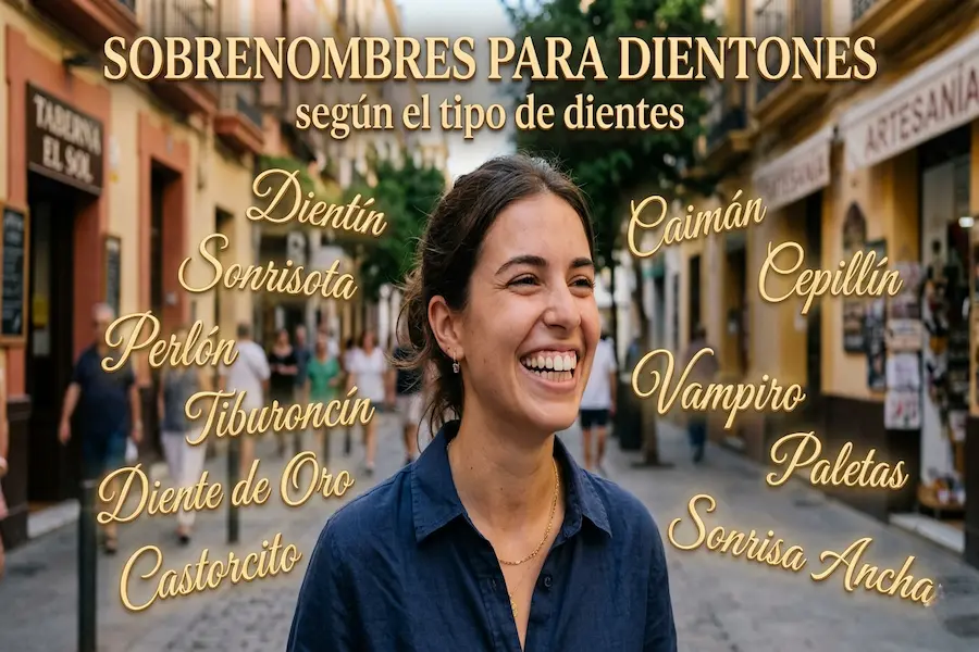 Sobrenombres para dientones según su dentadura Sobrenombres creativos para dientones clasificados según el tipo de dientes