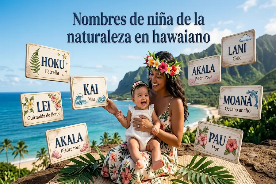 Nombres hawaianos inspirados en la naturaleza para niñas Nombres de niña de la naturaleza en hawaiano