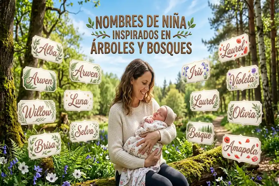 Nombres botánicos y forestales para niñas Nombres de niña inspirados en árboles y bosques