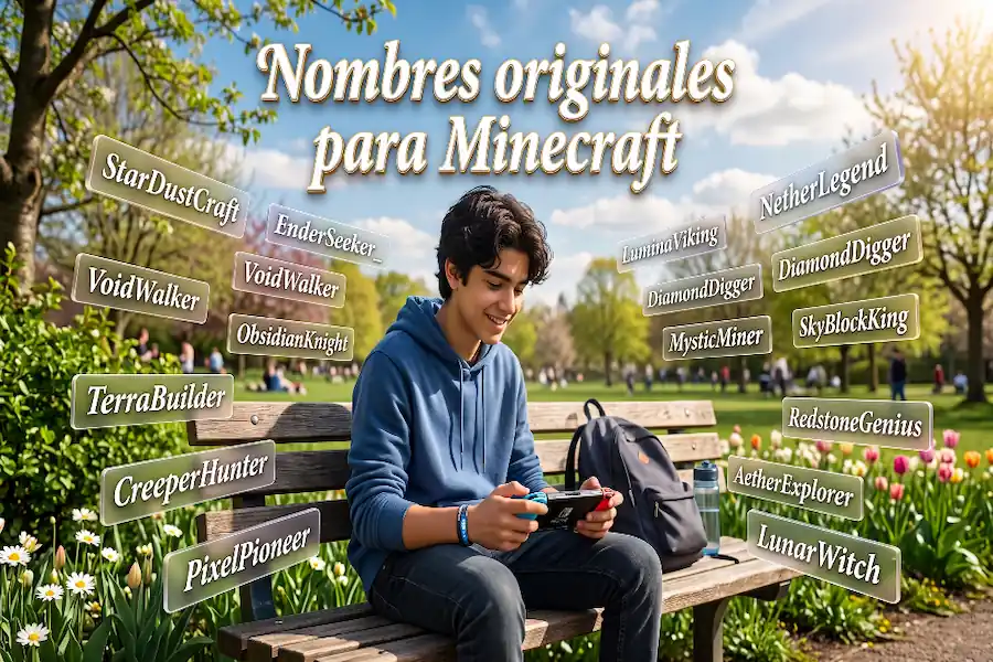 Nombres originales y creativos para Minecraft Nombres originales para Minecraft para hombres y mujeres