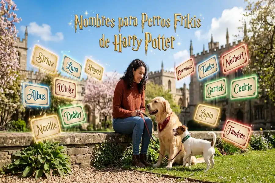 Harry Potter themed geeky dog names Harry Potter themed geeky dog names