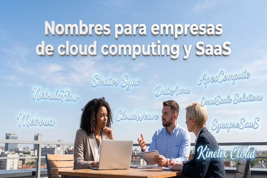 Nombres para empresas de cloud computing y SaaS