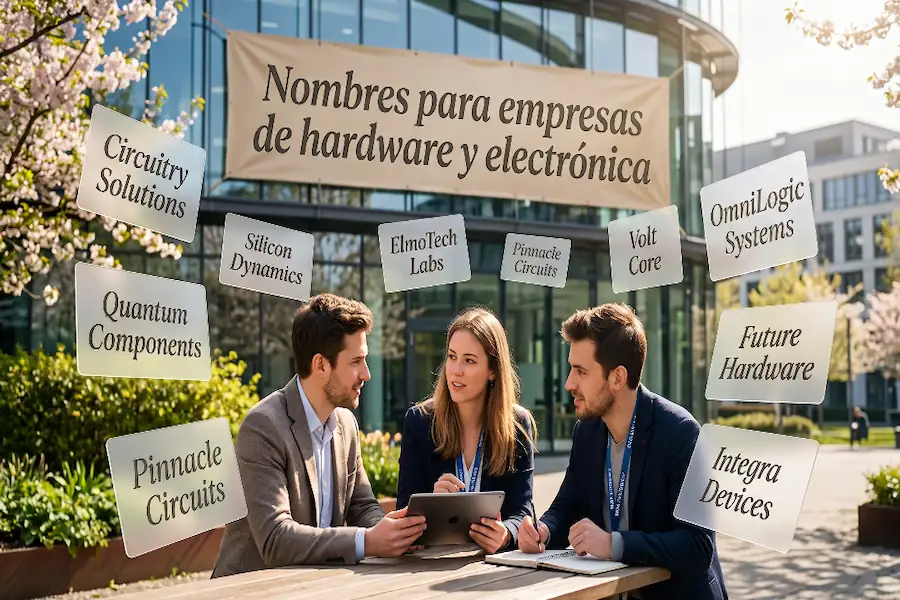 Nombres para empresas de hardware y electrónica