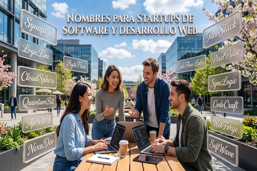 Nombres para startups de software y desarrollo web