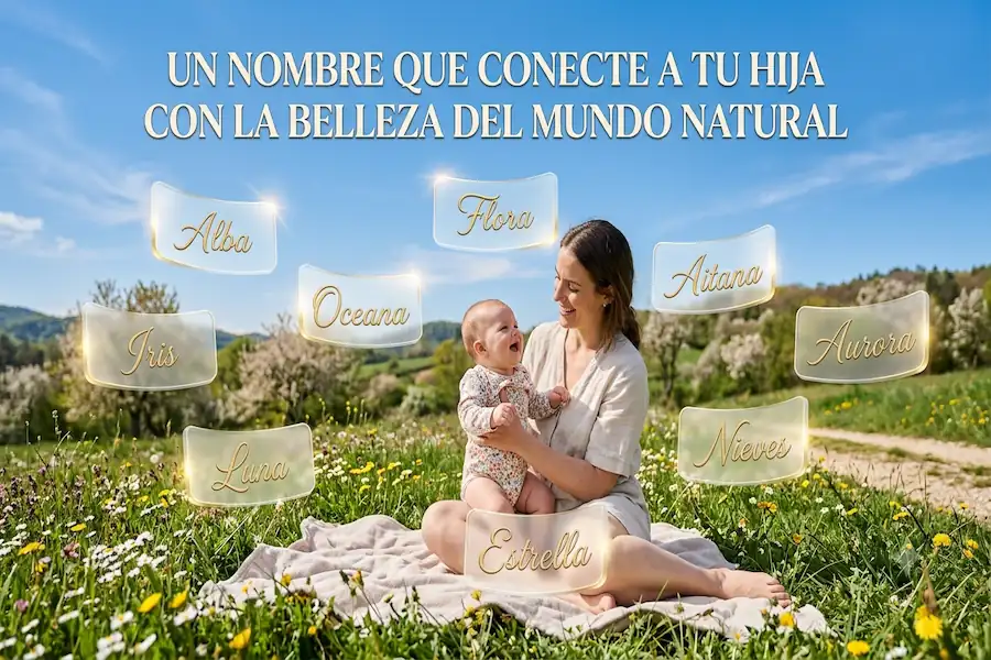 Nombres para niñas que conectan con el mundo natural Un nombre que conecte a tu hija con la belleza del mundo natural
